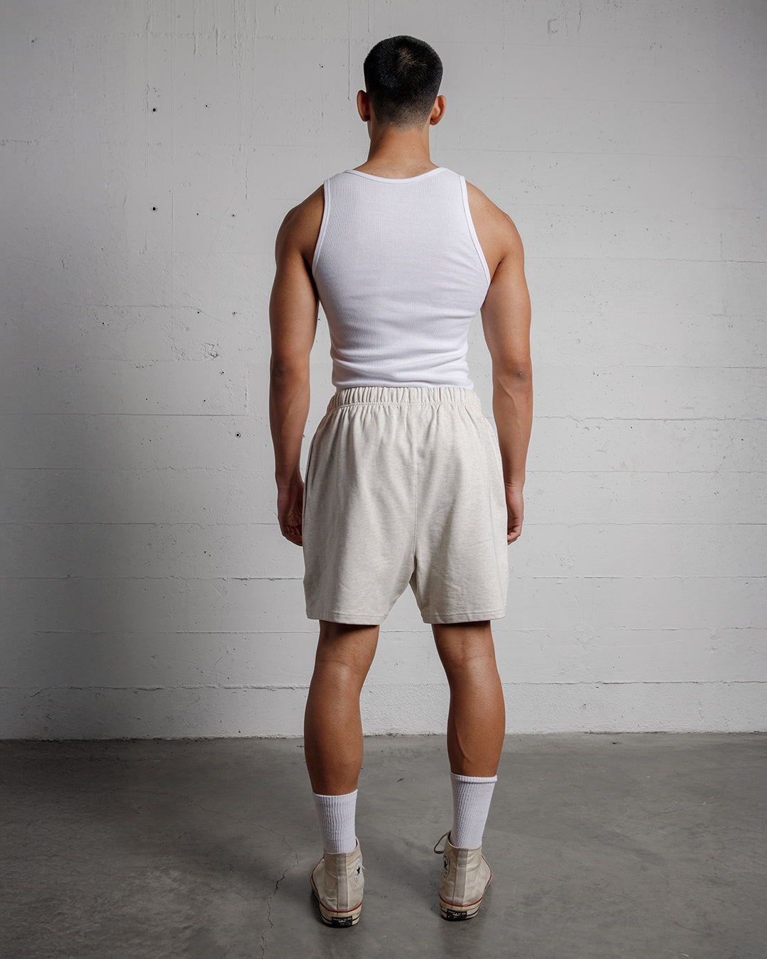 BEST FRED ATHLETIC DEPT. RELAXED SHORTS - OATMEAL
