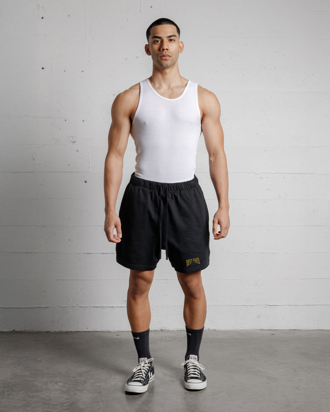 BEST FRED VARSITY CLASSIC SHORT - BLACK