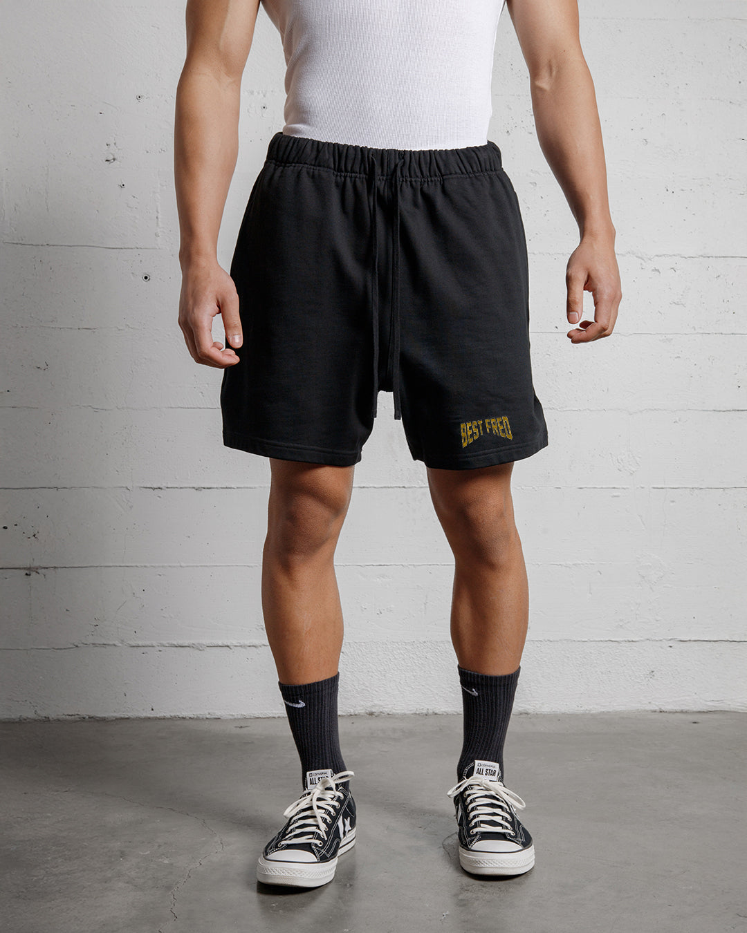 BEST FRED VARSITY CLASSIC SHORT - BLACK