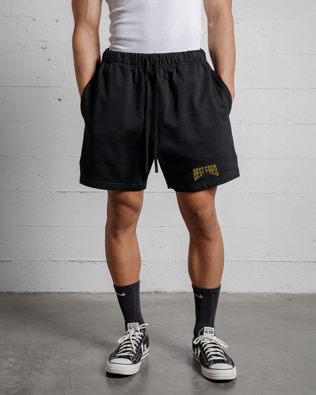 BEST FRED VARSITY CLASSIC SHORT - BLACK