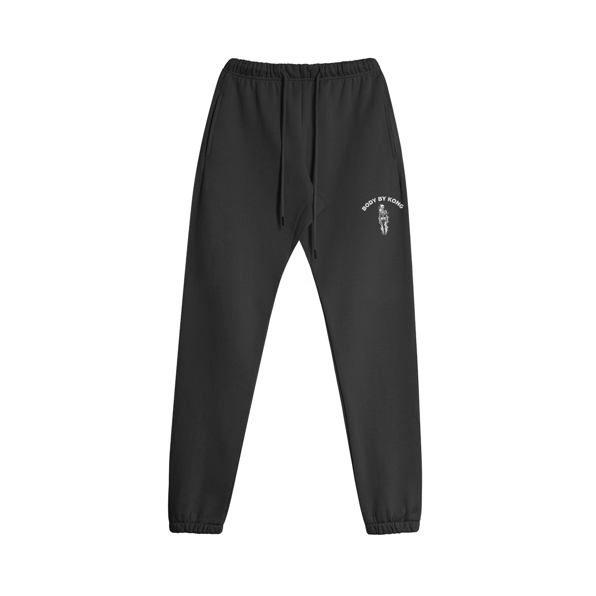 TOWEL OFF SKELETON CLASSIC FIT JOGGER - BLACK