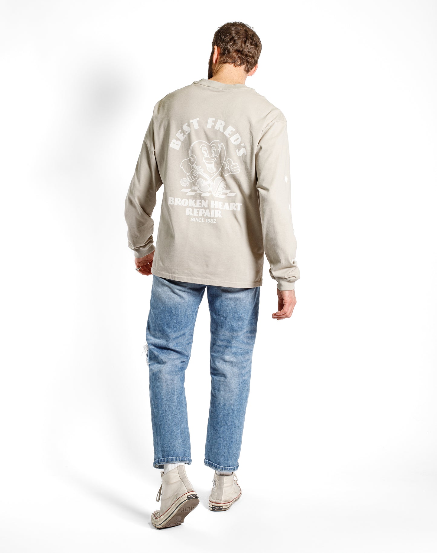BEST FRED LONG SLEEVE - STONE