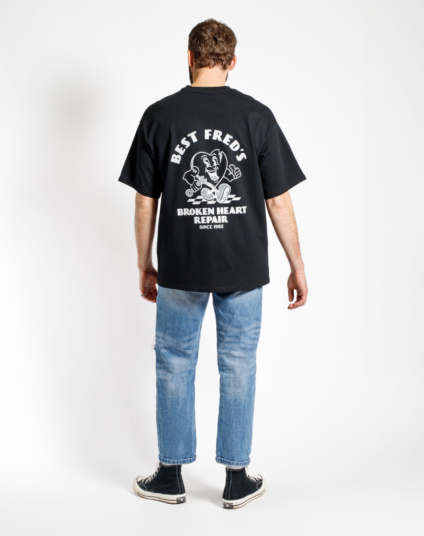 BEST FRED LOOSE FIT TEE - BLACK