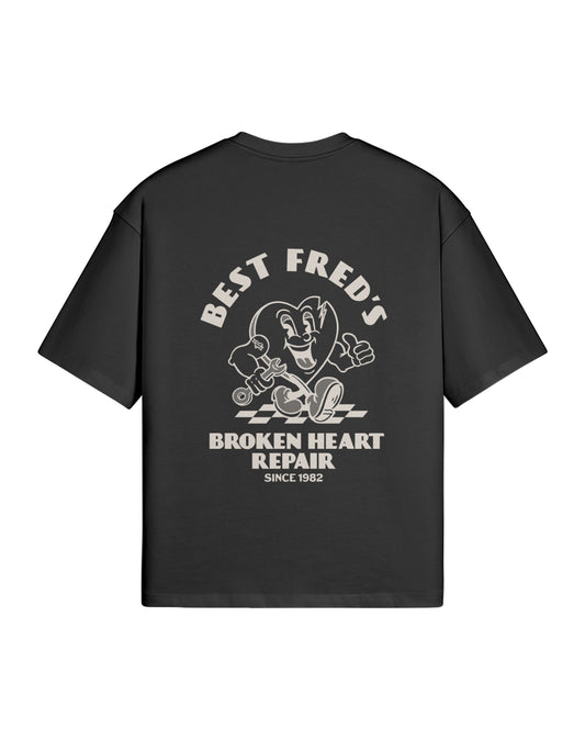 BEST FRED LOOSE FIT TEE - BLACK