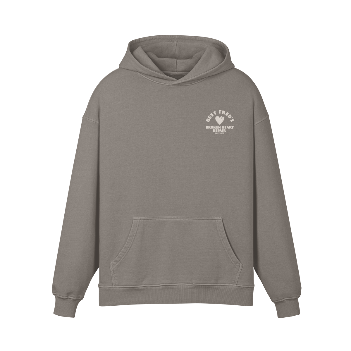 BEST FRED RELAXED FIT HOODIE - CLAY